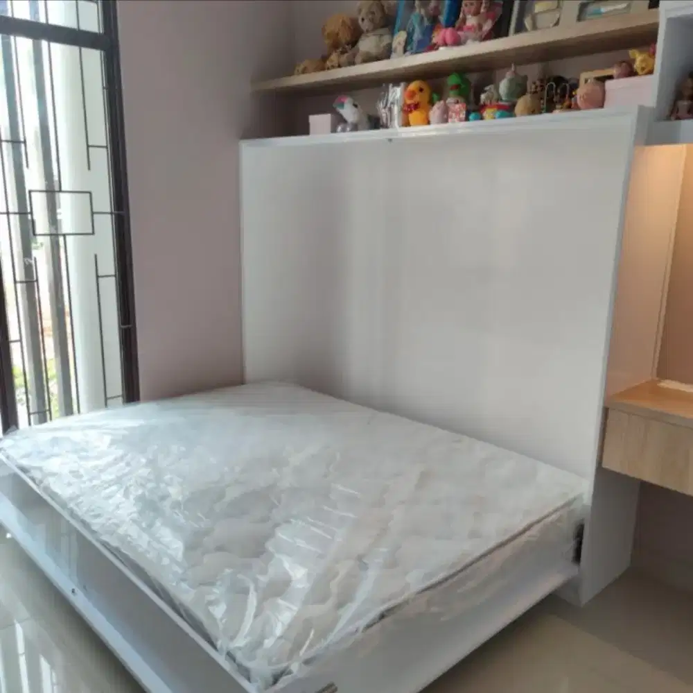 Wall bed/Murphy bed/Folding bed/Ranjang Lipat Dinding