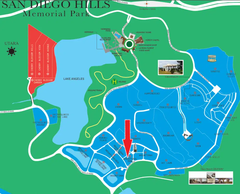 San Diego Hills, area Mount Sinai Park, tipe Single Burial