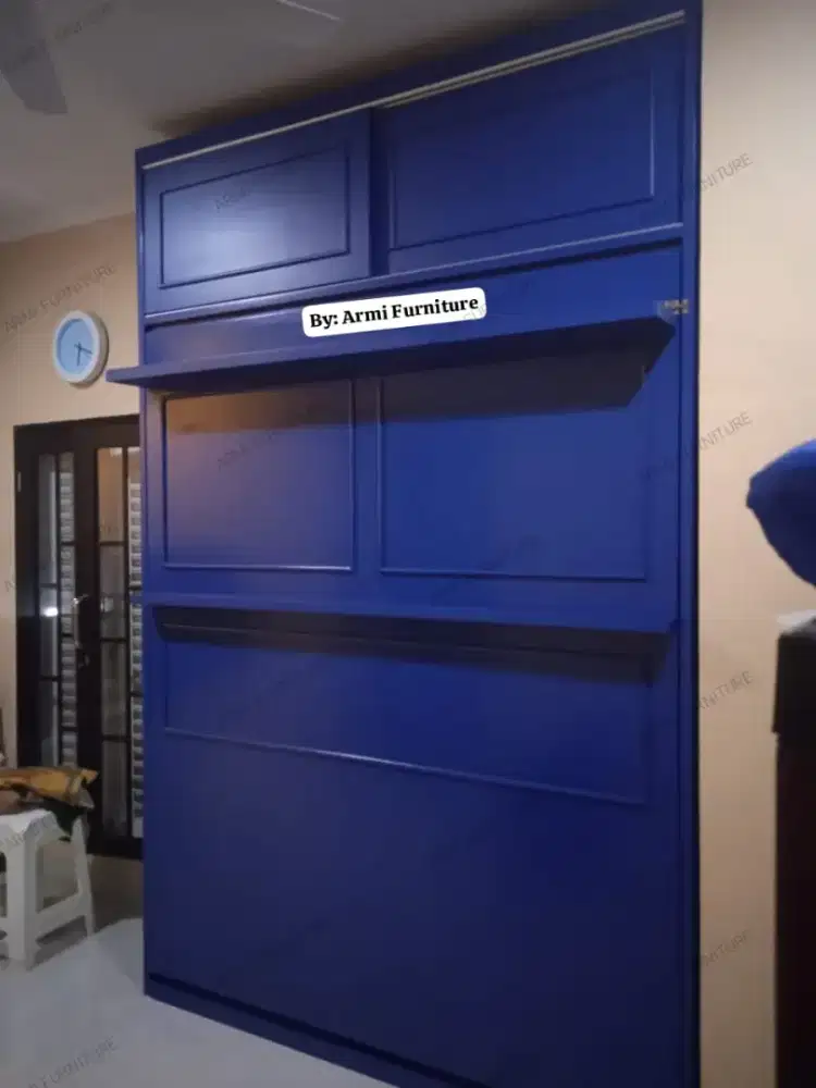 Murphy bed/Wallbed/Folding bed/Ranjang Lipat Dinding