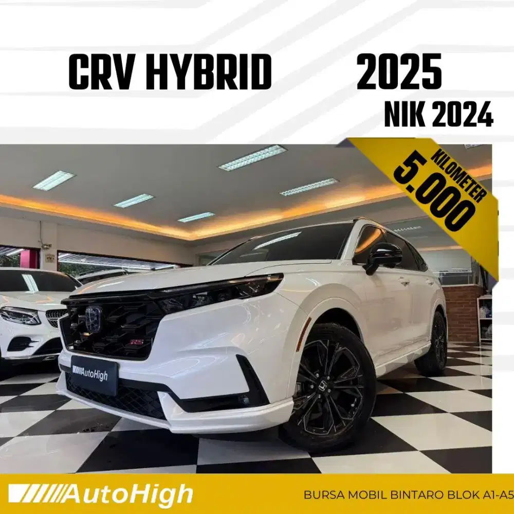 DP10% [Km5.000] CRV RS Hybrid 2024 White / CR-V Reg 2025 #AUTOHIGH