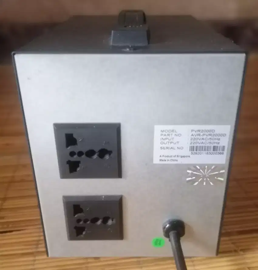 Stabilizer PROLINK PVR2000D AVR Relay Controlled PVR Series 2000VA
