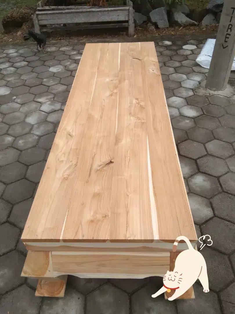 Meja tamu full jati