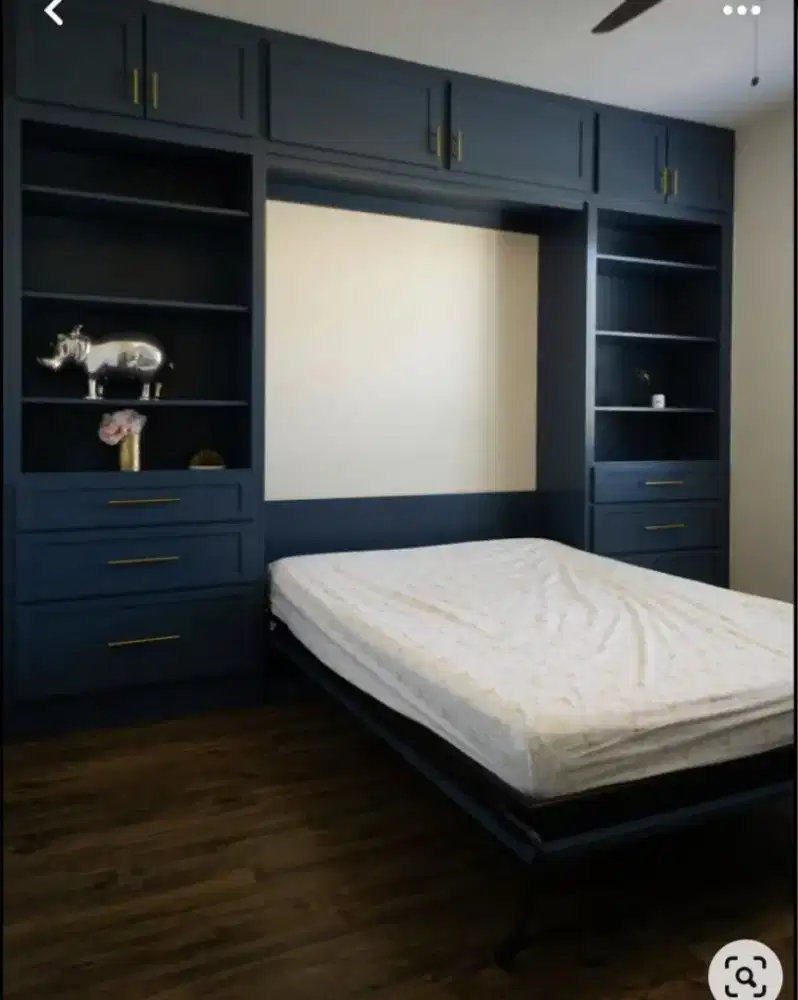 Murphy bed/Wallbed/Folding bed/Ranjang Lipat Dinding