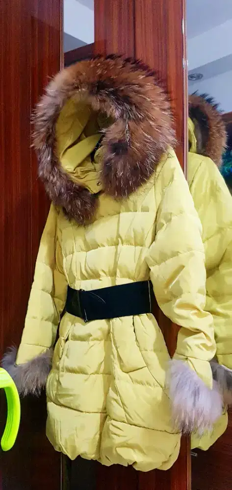 NEW Coat Bulu angsa musim dingin Salju Jacket Mantel france paris