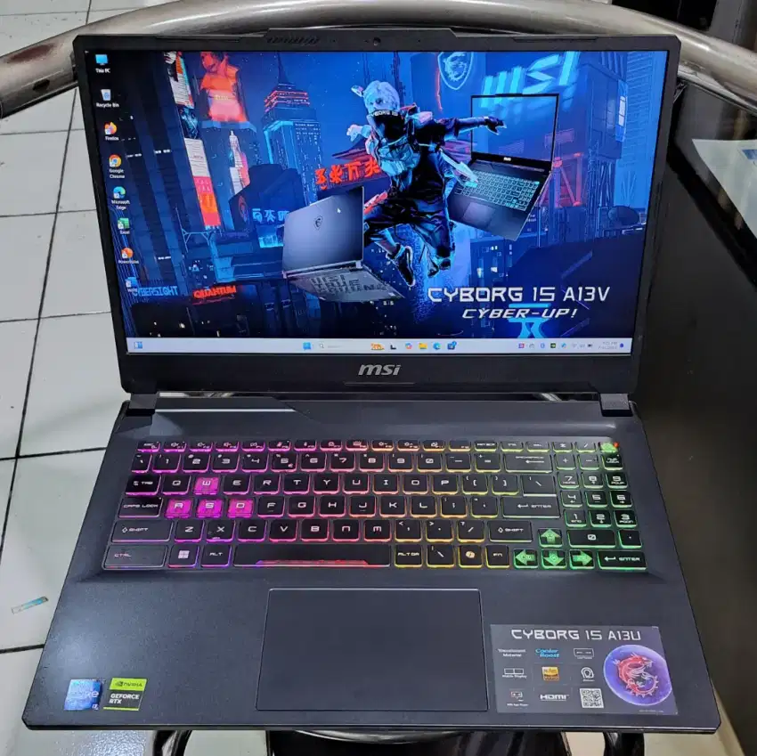 MSI CYBORG 15 A13UCX Intel core i7-13620H RAM 16GB SSD 512GB