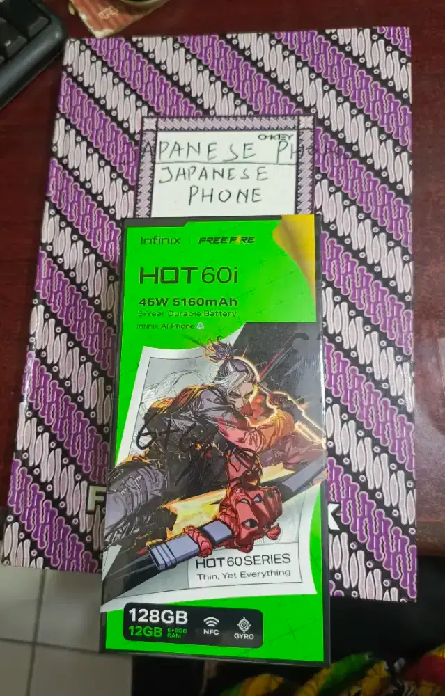 Infinix hot 60i 6/128  new resmi