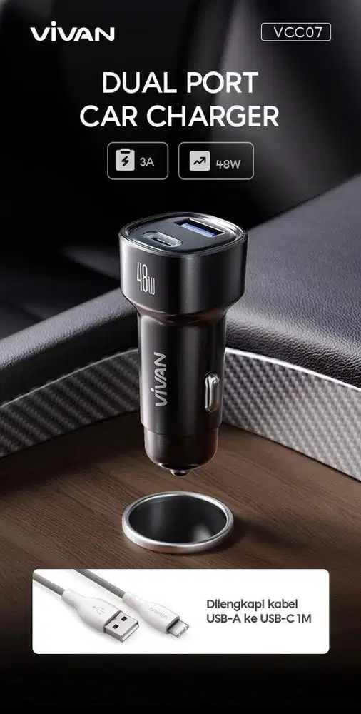 CAR CHARGER VIVAN VCC07