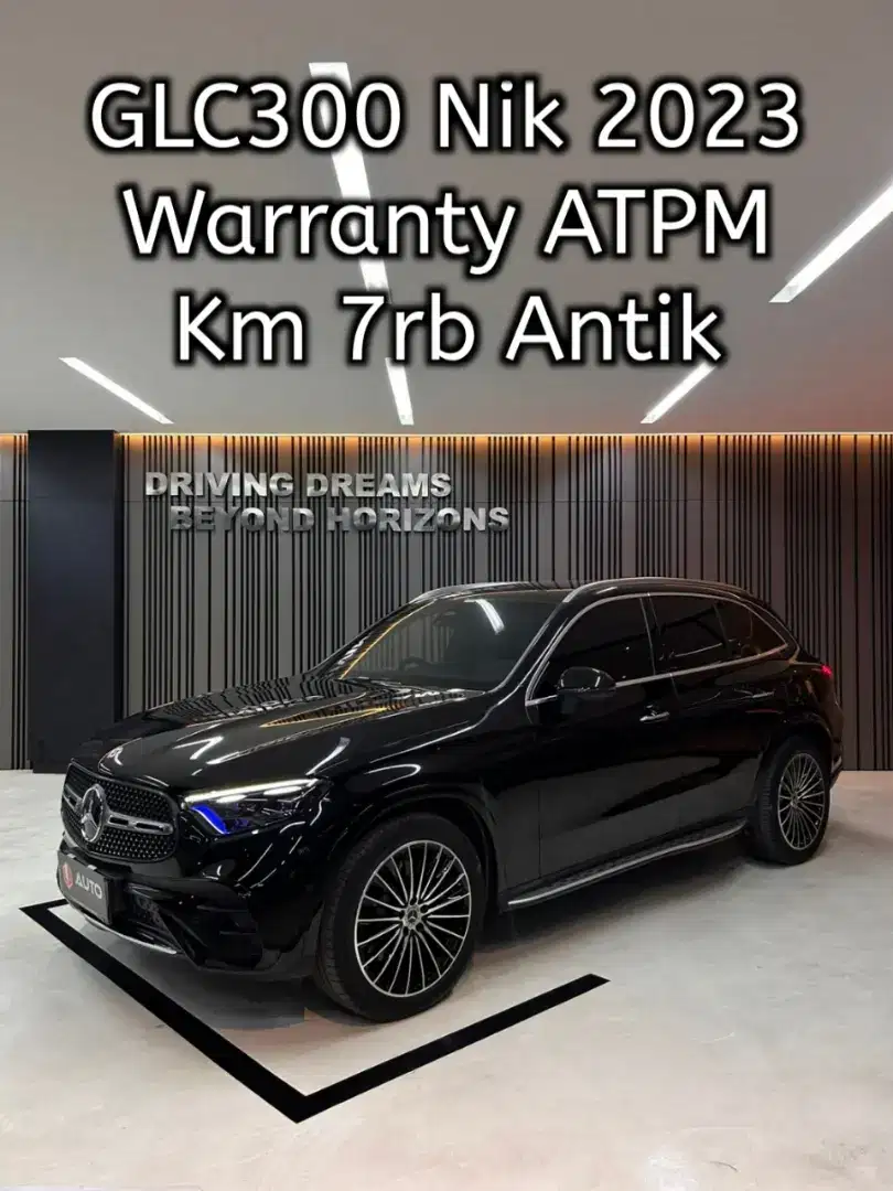 Mercedes Benz GLC300 AT 2024 Hitam Mercy B2143SJK Km7rb Nik 2023
