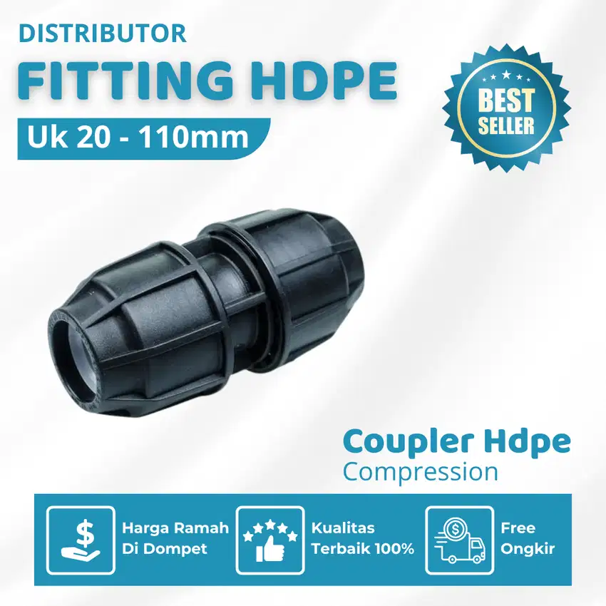 Fitting Hdpe Uk 1 Inch PN 16 | Distributor Hdpe Murah