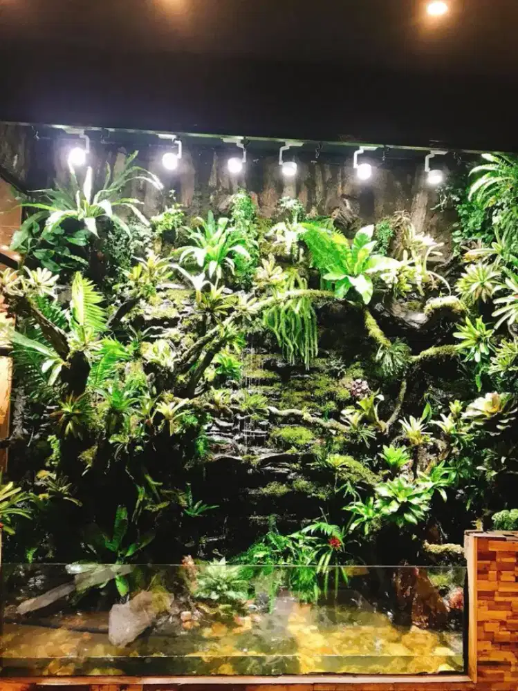 Paludarium aquarium aquascape taman