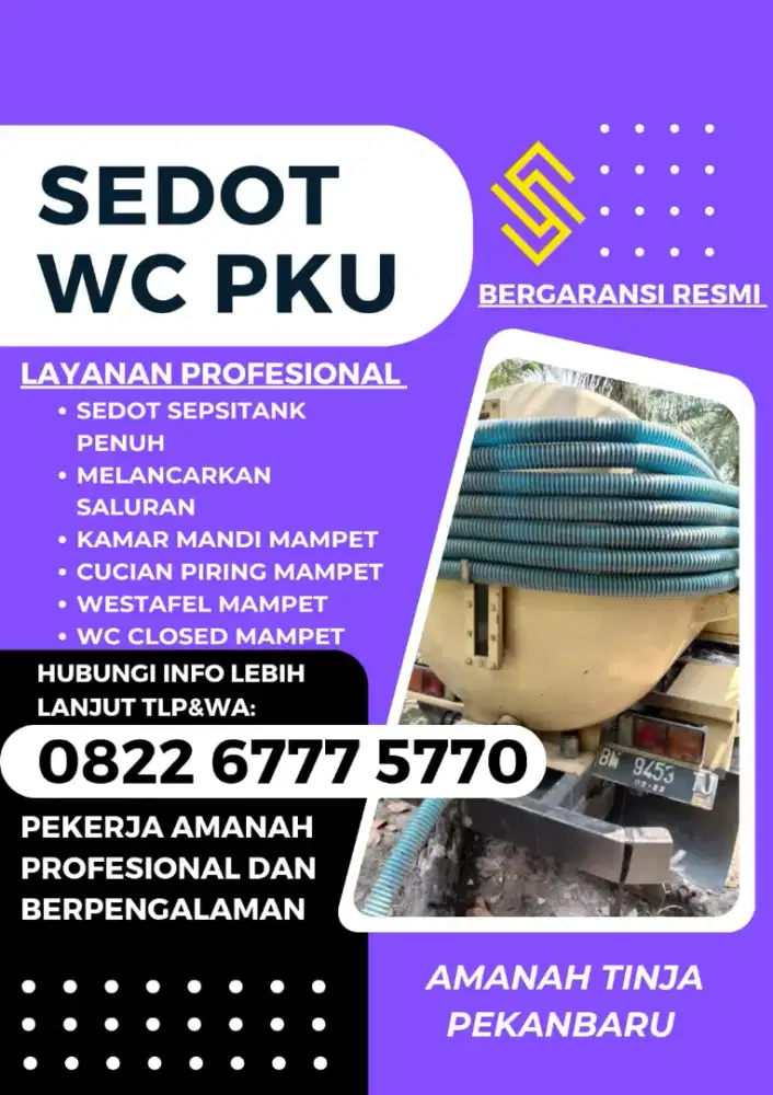 SEDOT WC PENUH PEKANBARU