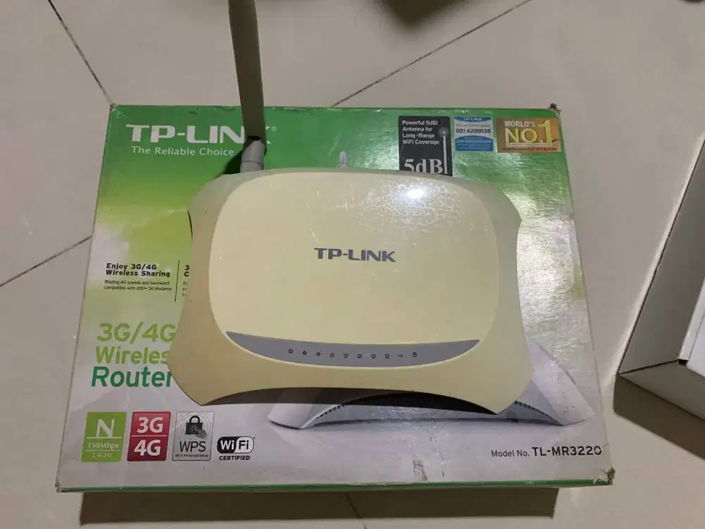 Tplink TL-MR3220 switch router usb modem network utp wifi
