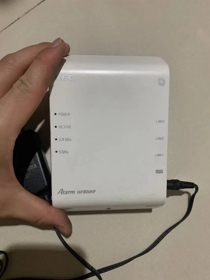 Router Switch wifi NEC Aterm WF800hp bahasa jepang
