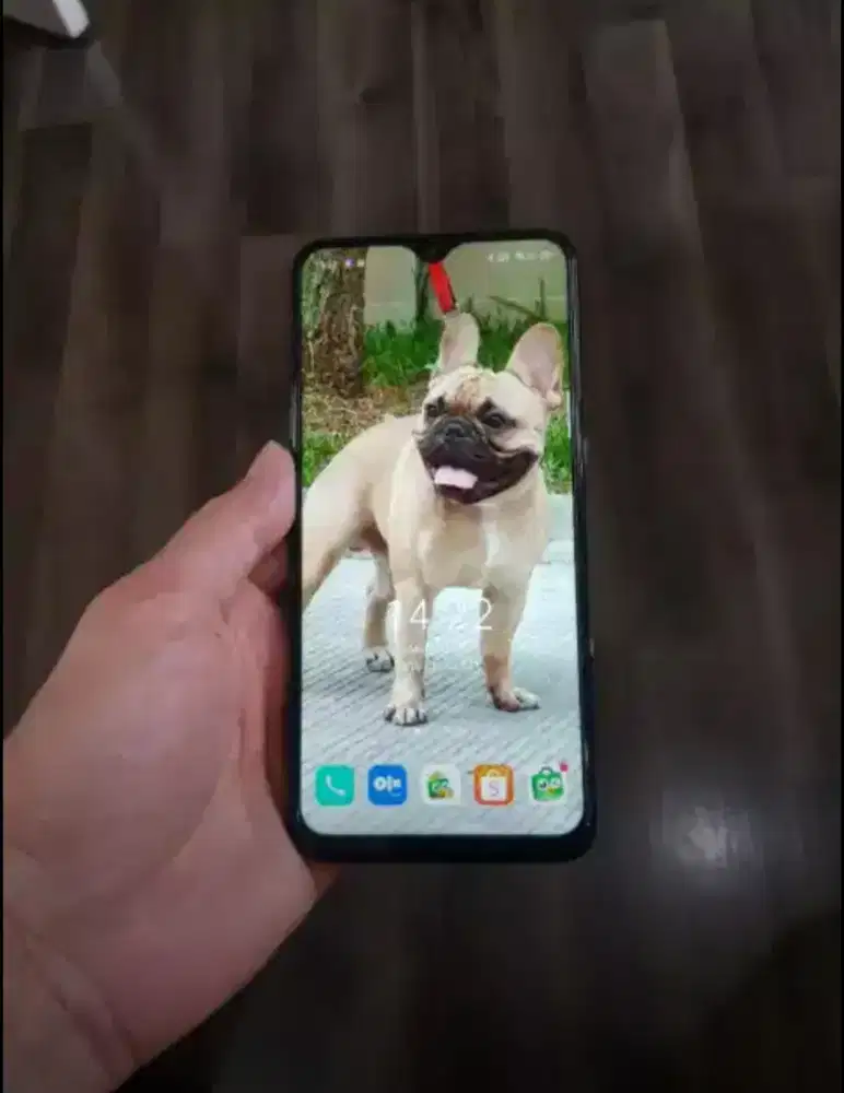 Oppo f9 4/64 gb original lengkap fullset no charger mulus