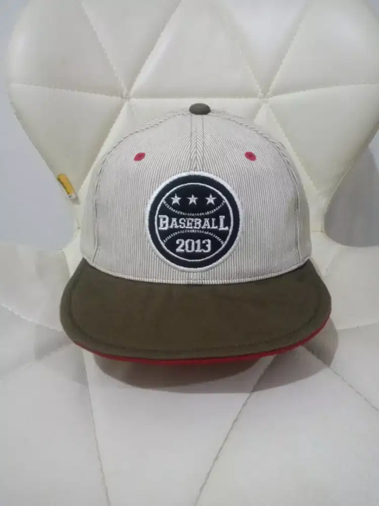 Topi Snapback Visor Pendek Baseball 2013 Bross Bross Original