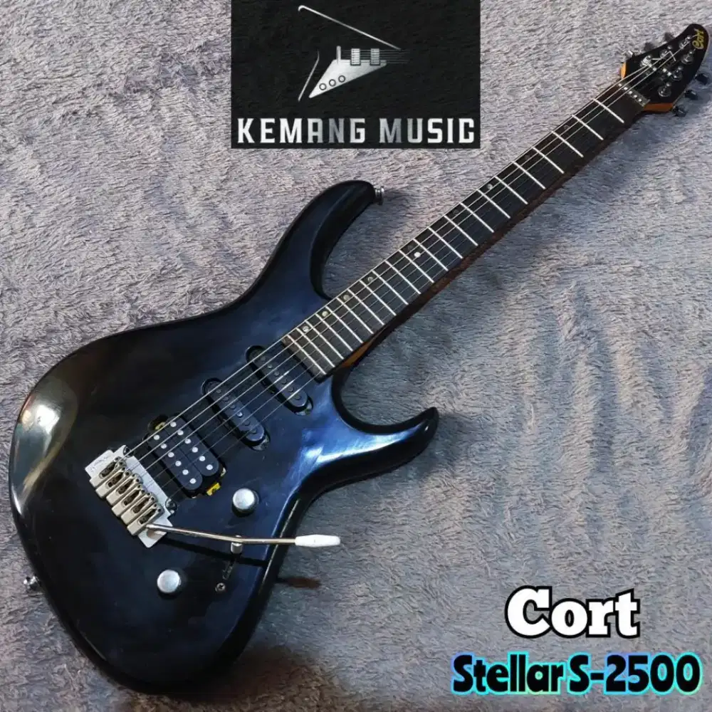 Gitar vintage cort superstrat gitar listrik original