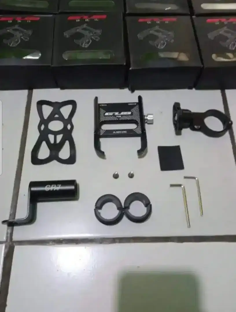 Holder gub p30 + bracket kondisi baru