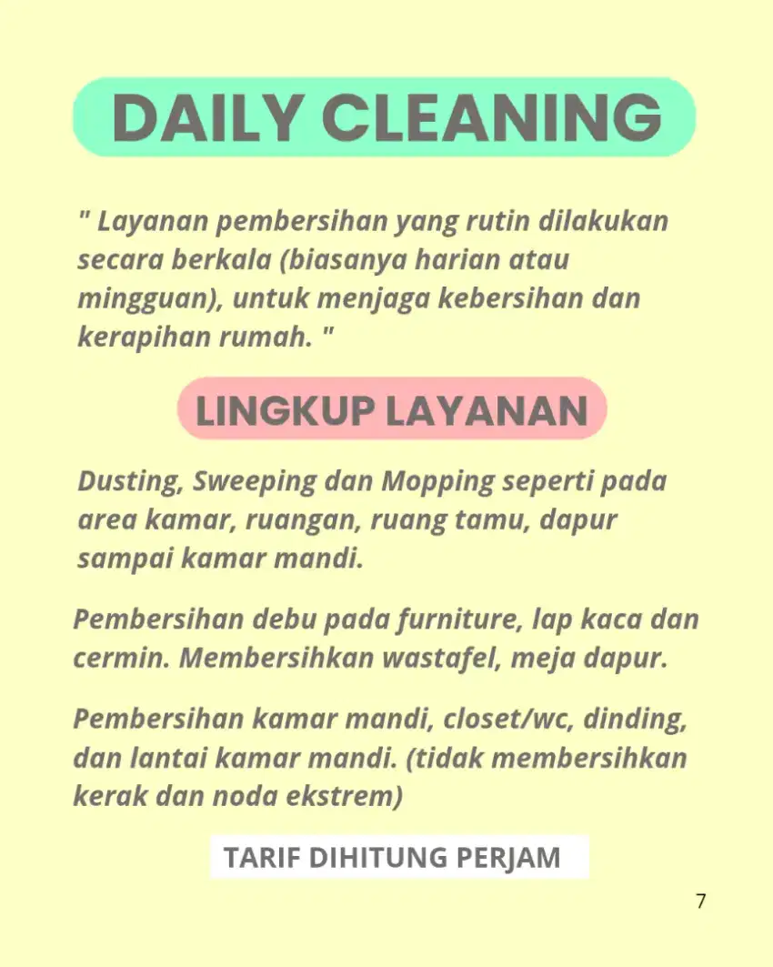 Jasa Bersih Bersih Rumah Ekonomis