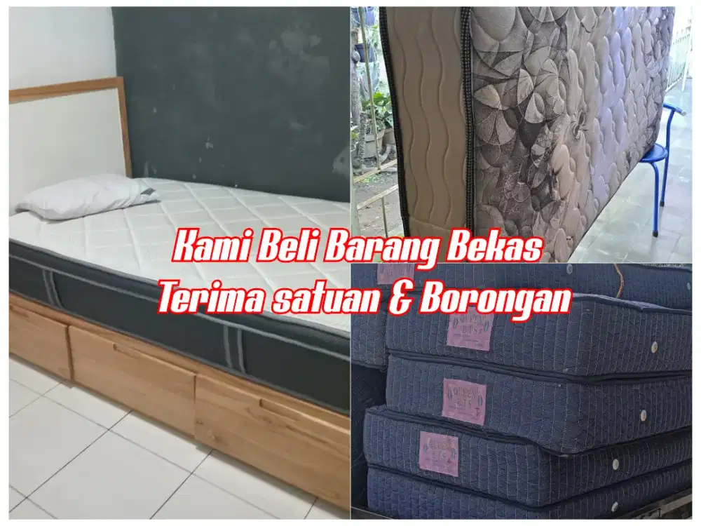 Dibeli terus Borongan kasur Springbed bekasnya dan barang sekon lain