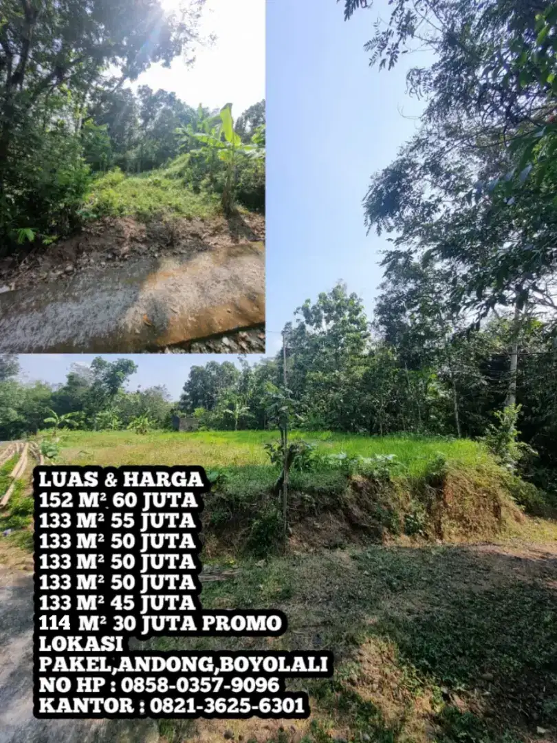 Dijual tanah kavling murah meriah strategis dan luas