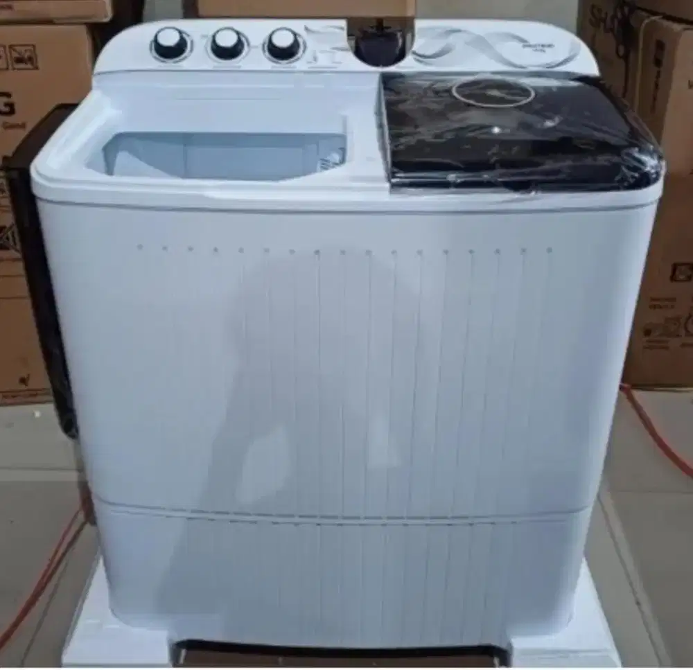 Mesin Cuci Polytron 2 Tabung 14 Kg PWM-1403