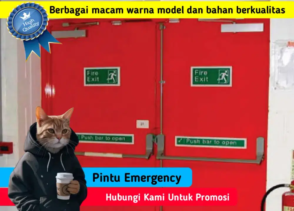 Pintu Emergency Berkualitas SNI Model Terbaru Harga Promosi
