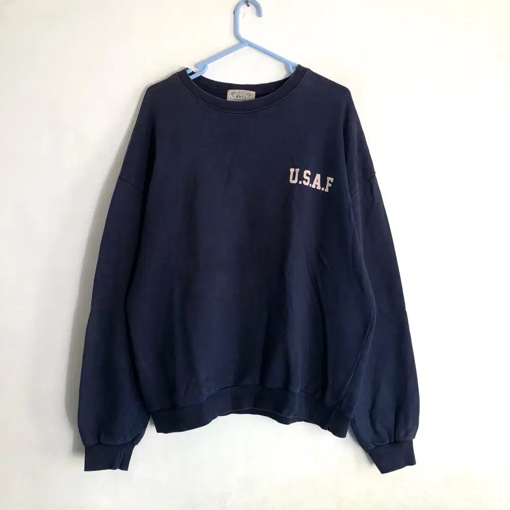 Crewneck USAF Navy military alpha industry uniqlo carhartt HBT OG Zara