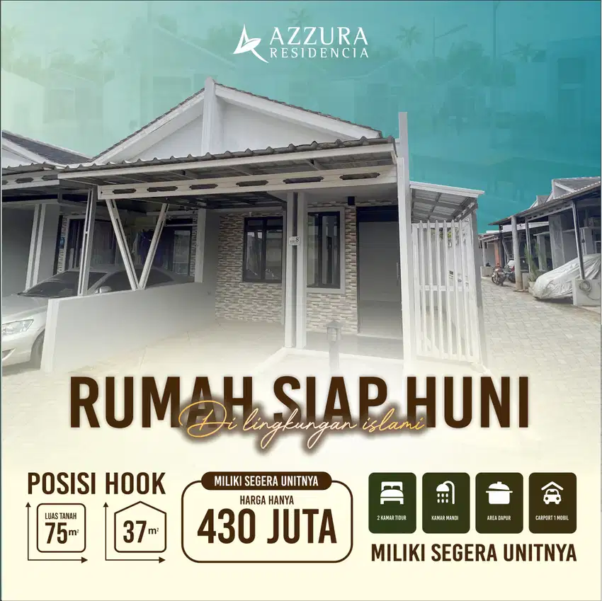 Rumah Siap Huni Bernuansa Asri dan Strategis di Setu Bekasi