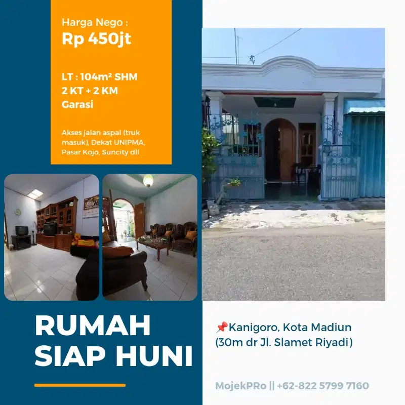Rumah Siap Huni Dekat UNIPMA