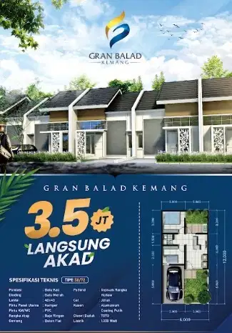 PERUMAHAN GRAND BALAD KEMANG TANPA DP DI BOGOR