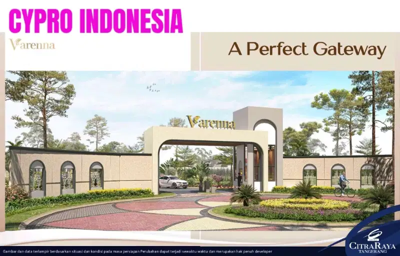 TYPE FITTO CLUSTER VARENNA CITRA RAYA TANGERANG