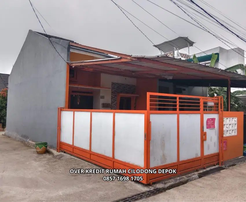 Rumah Take Over 83 JT Cilodong Depok dkt sta KA di Mulia Residence