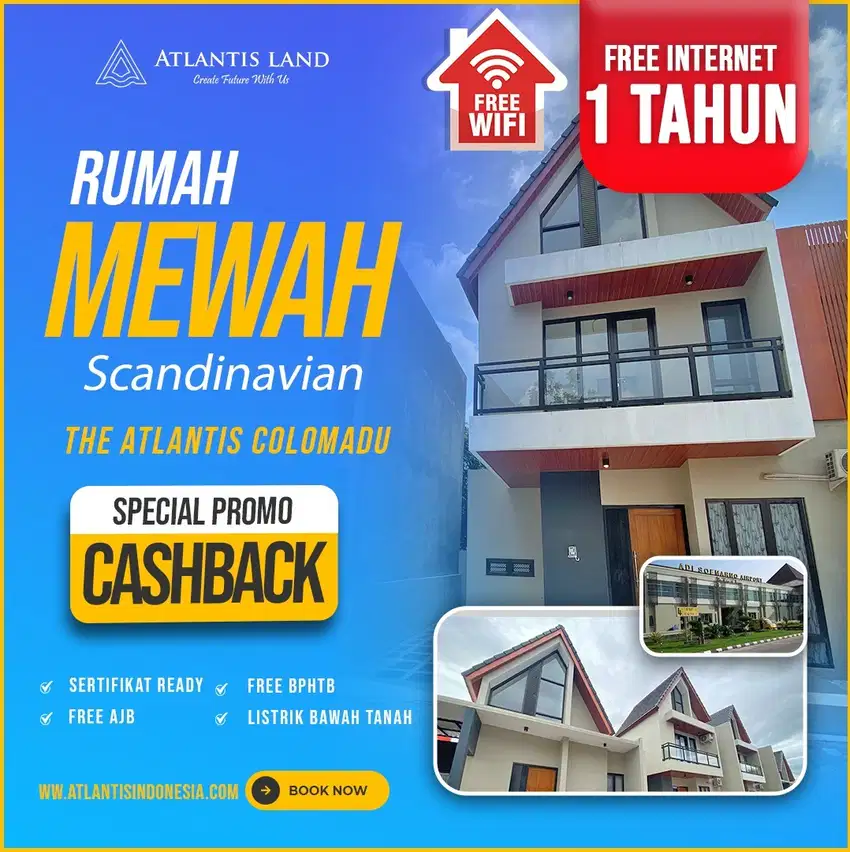 RUMAH DI COLOMADU SOLO KOTA DEKAT KAMPUS UMS