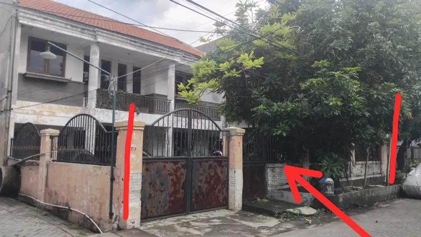 Dijual Via Lelang Rumah Jl. Menur 2 Lantai Lokasi Strategis