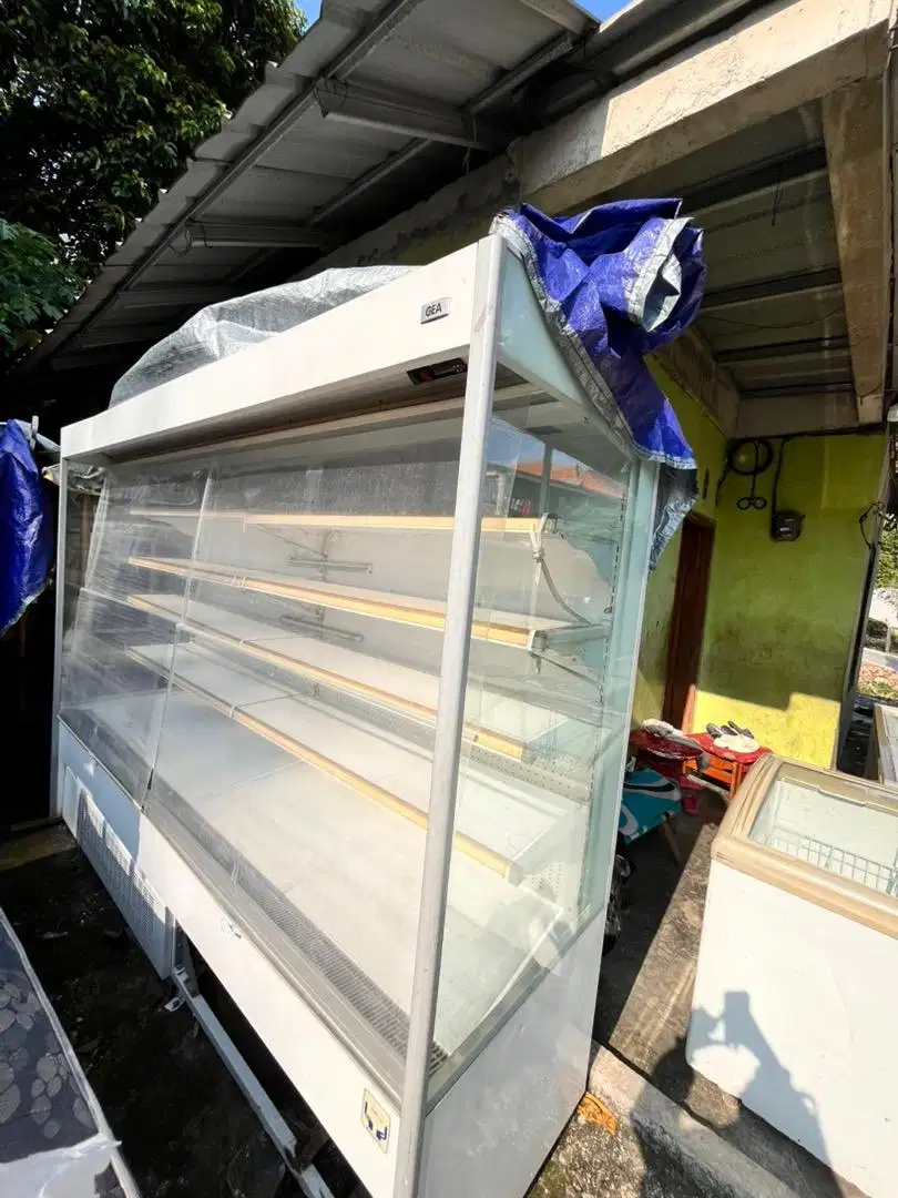 Frezer 2 pintu sleding,showcase 3 pintu,multi deck open chiller