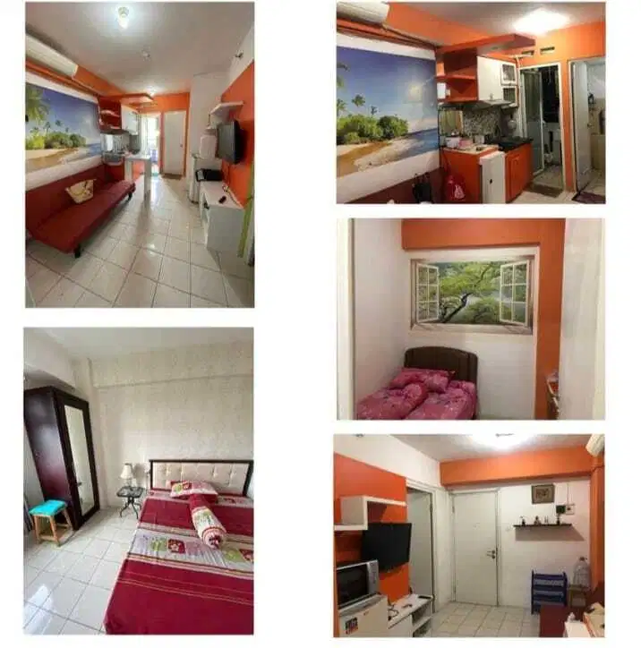 The green pramuka city sewa apartemen 2 kamar