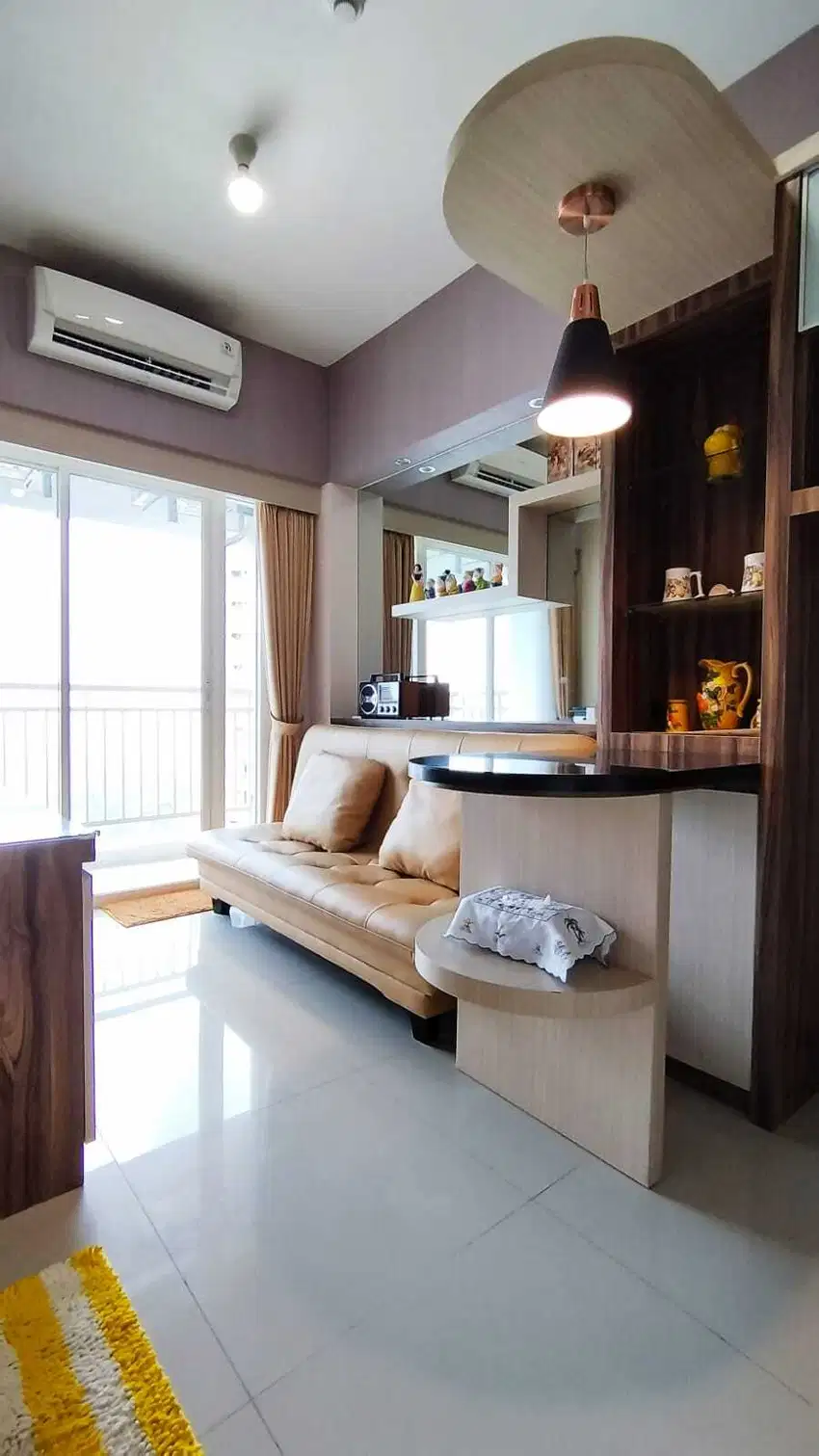 Disewakan apartemen 2 BR jadi 1 BR Tanglin Pakuwon PTC