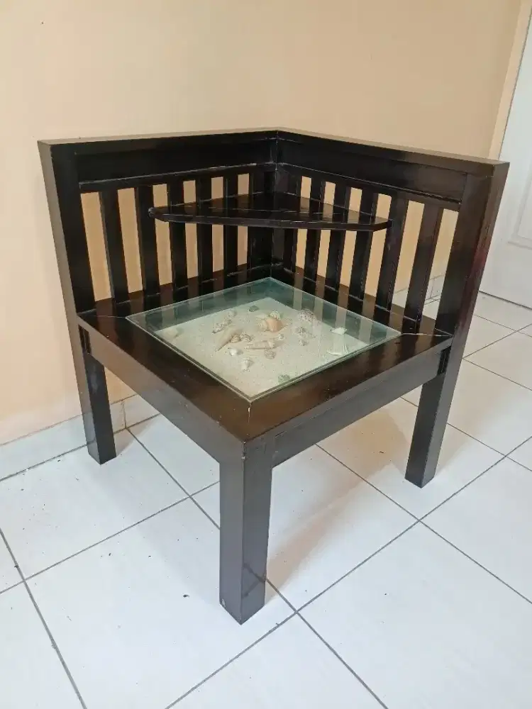 Meja Ruang Tamu Meja Sudut Hiasan Binatang Dan Pasir Laut Meja Pojok