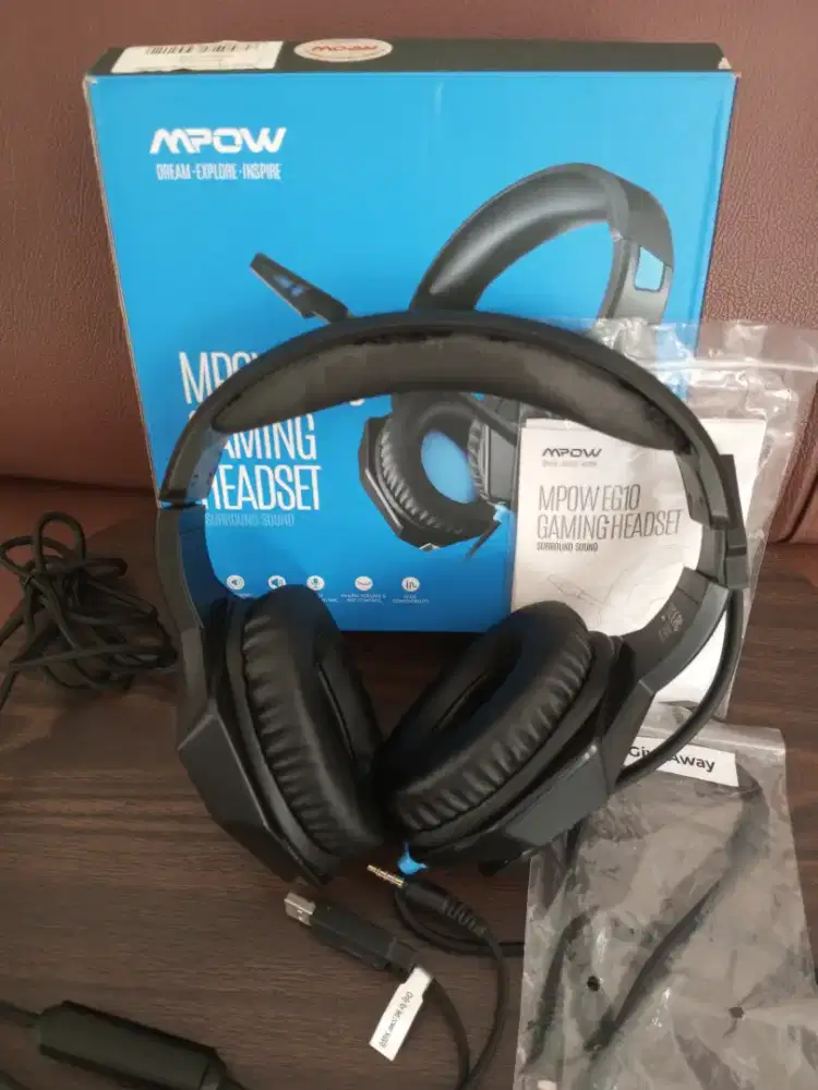MPOW EG10 Gaming Headset Stereo Mic HeadPhones