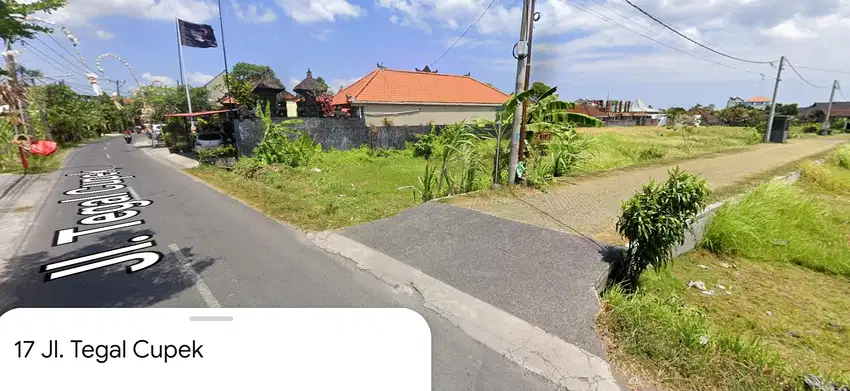 Tanah Raya Tegal Cupek Kerobokan
