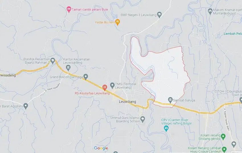 NEGO SAMPAI DEAL DIJUAL Tanah Murah 30 HA, Galuga Raya dekat IPB Bogor