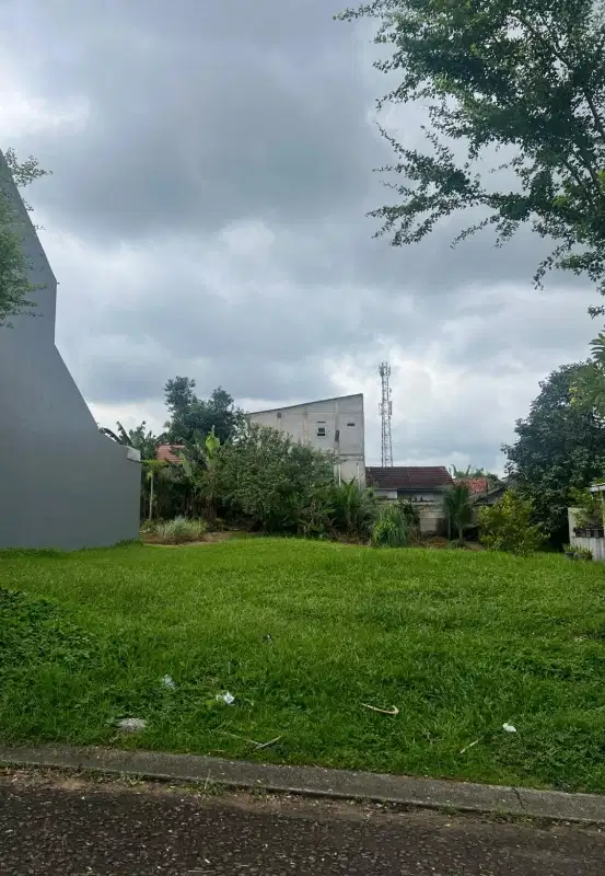 kavling Hoek Fasum Belakang luas Delatinos BSD city
