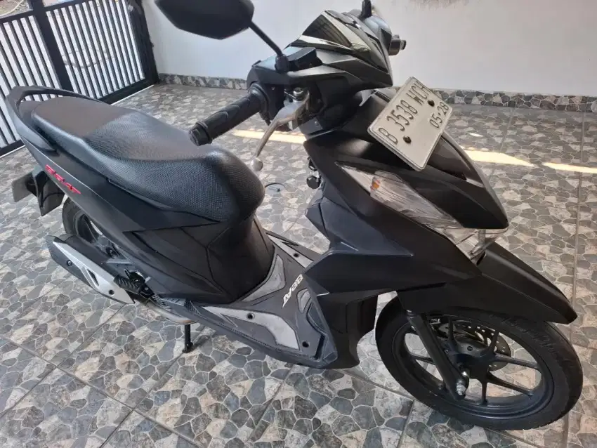 Km 17rb, honda beat deluxe CBS iss LED 2023 bln 5 pajak panjang mulus.