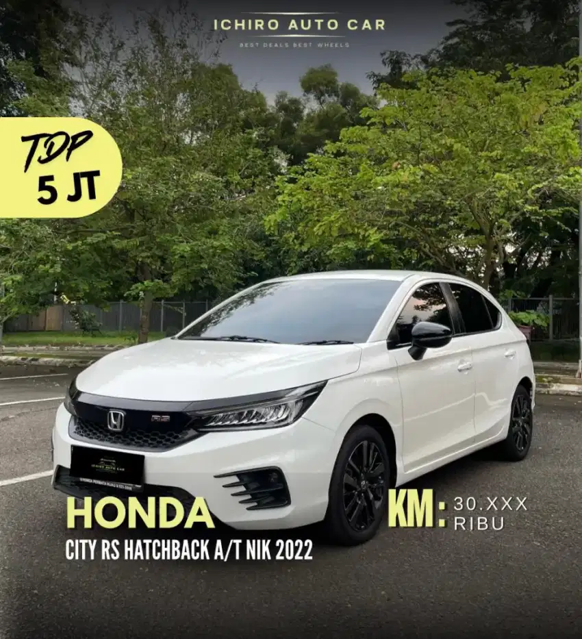 Honda City RS Hatchback 2022 Putih mutiara