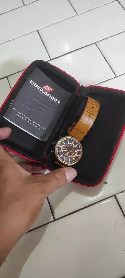 Jam Tangan Cronoforce F1 Edition Lengkap Mulus 99%