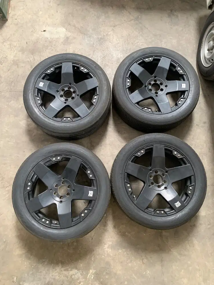 Velg R20 racing bintang lubang 6 xtrail navara hilux double cabin dmax