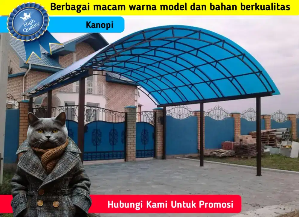 Kanopi Carport Kantor Ruko Bengkel Model terbaru Harga Promosi