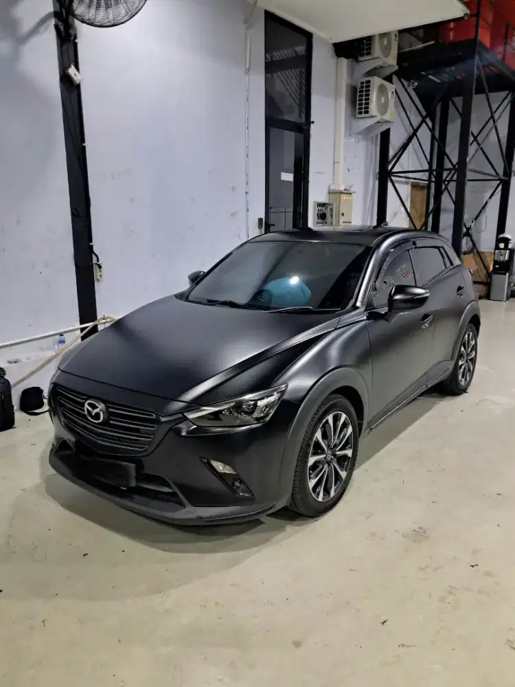 Wrapping sticker Black satin