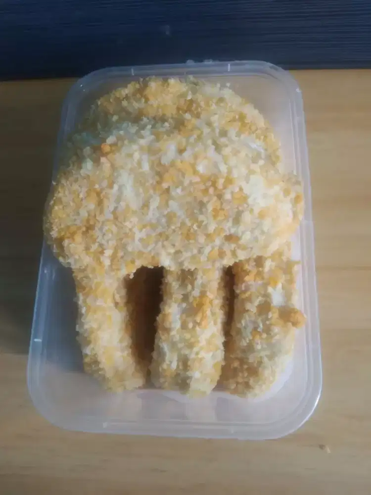 Roti panir,  isi coklat marcolade.