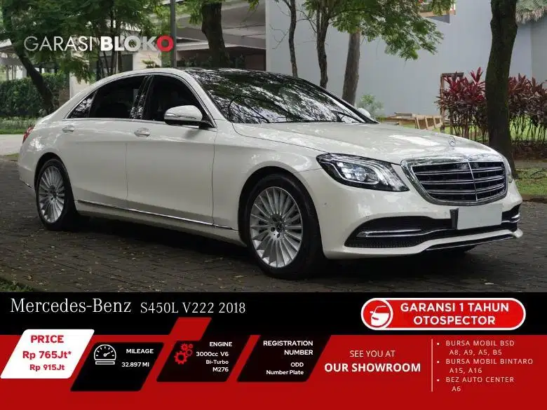 Mercedes Benz S450L Exclusive V222 2018